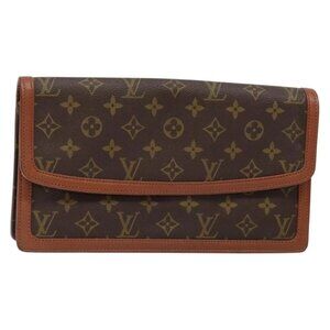 LOUIS VUITTON Monogram Pochette Dam GM Clutch Bag M51810 LV Auth ep10450